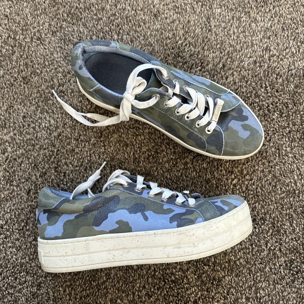 J Slides Camouflage Platform Sneakers